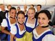 Lufthansa Stewardess in Tracht