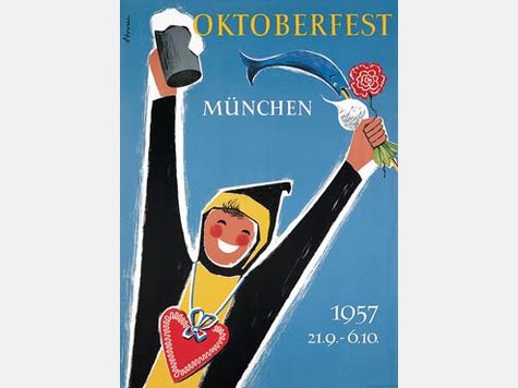 Plakate Oktoberfest seit 1952