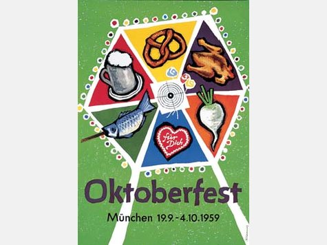Plakate Oktoberfest seit 1952