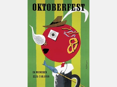 Plakate Oktoberfest seit 1952