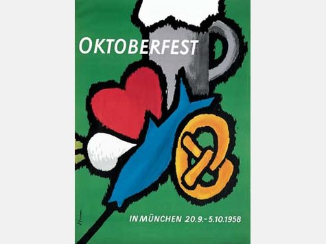 Plakate Oktoberfest seit 1952