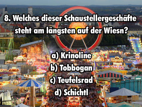 Wiesn R&auml;tsel Oktoberfest