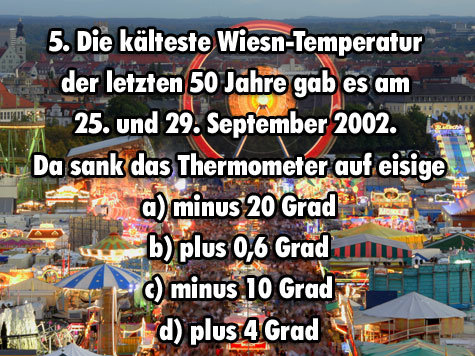 Wiesn R&auml;tsel Oktoberfest