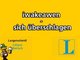 Bairisch &Uuml;bersetzung W&ouml;rterbuch