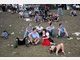 Oktoberfest Besucher schlafen Oktoberfest Besucher schlafen