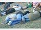Oktoberfest Besucher schlafen Oktoberfest Besucher schlafen