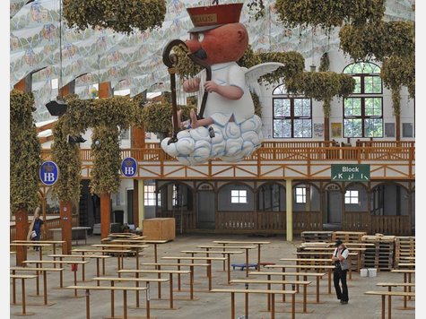 Oktoberfest Wiesn Abbau
