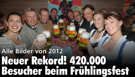 Theresienwiese München: Neuer Rekord! 420.000 Besucher beim Frühlingsfest