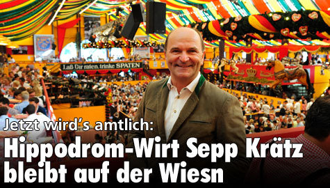Oktoberfest: Hippodrom-Wirt Sepp Krätz bleibt auf der Wiesn